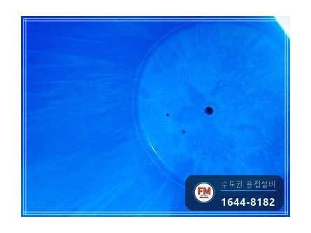 온수물탱크누수 플라즈마 타공 소켓 판재 코팅 수리 보수 용접 시공 사진 31