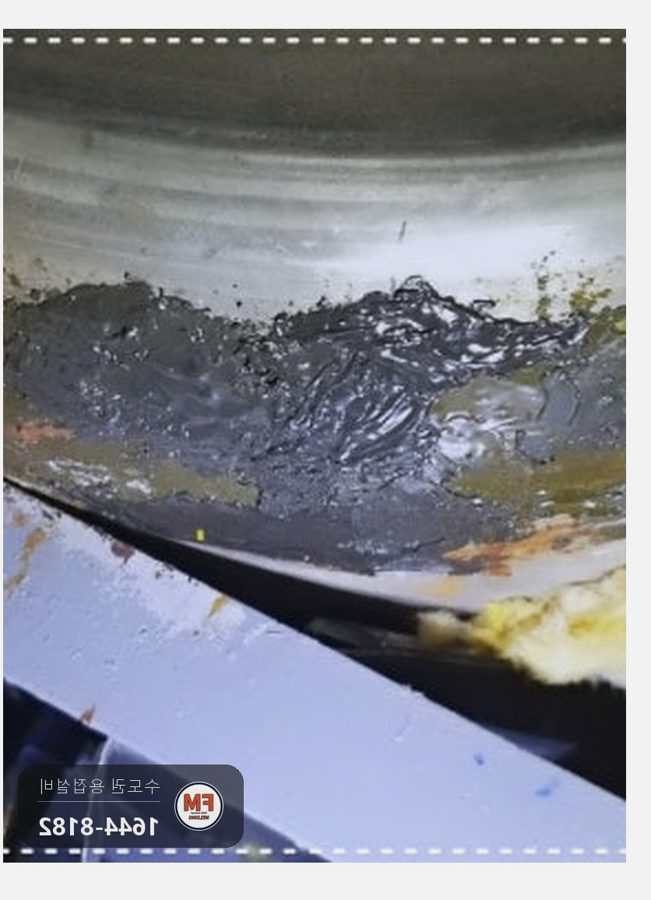 노후 온수탱크 용접부위 크랙 보수