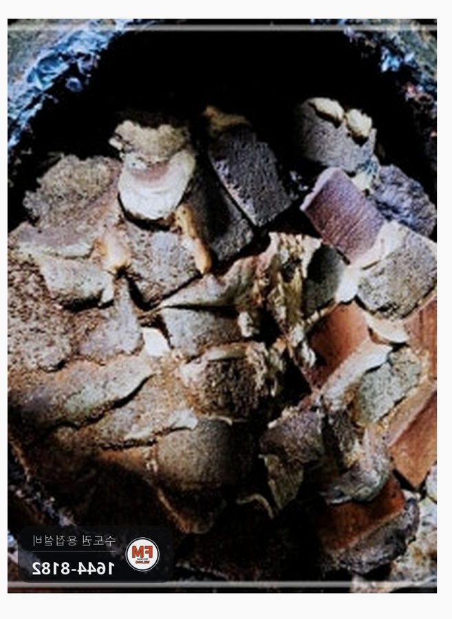 찜질방 온수탱크 녹물 청소와 코팅